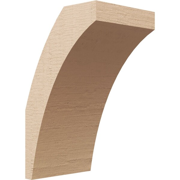 Ekena Millwork 5-inch W x 6-inch D x 10-inch H Thorton Rough Cedar Woodgrain TimberThane Knee Brace, Primed BRCUR05X06X10THRRCPR - main